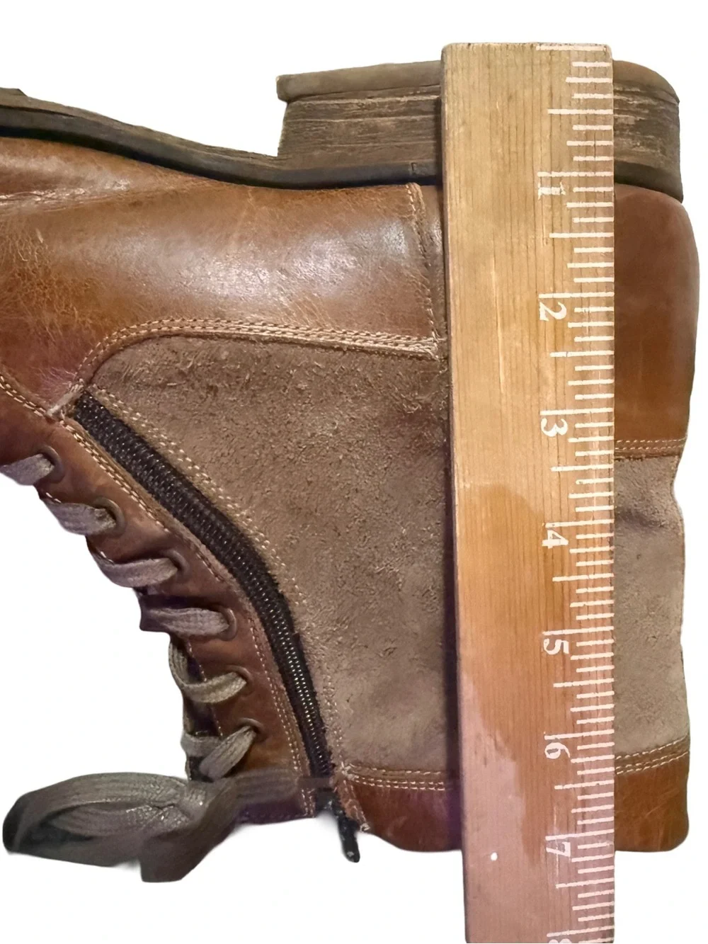 Steve Madden TREK Men’s Brown Leather Combat Boots Size 13